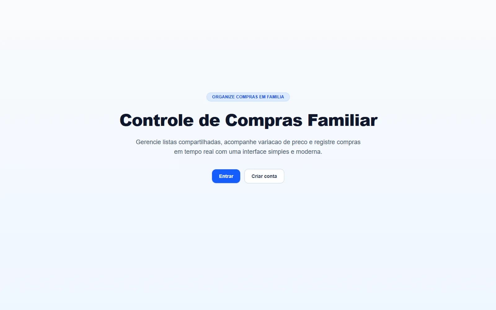 Controle de Compras Familiar 1